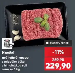 Kaufland Mistrí od Fochu hovězí mělněné maso nabídka