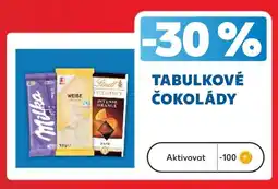 Kaufland Tabulkové čokolády nabídka