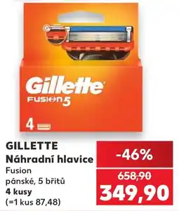 Kaufland Gillette náhradní hlavice fusion nabídka