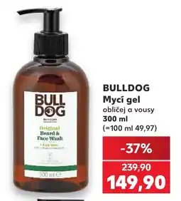 Kaufland Bulldog mycí gel obličej a vousy nabídka