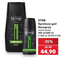Kaufland Str8 freak sprchový gel/ deospray nabídka