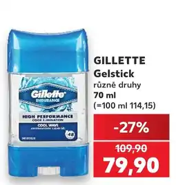 Kaufland Gillette Gelstick nabídka