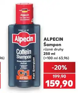 Kaufland Alpecin šampon nabídka