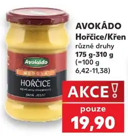 Kaufland Avokádo hořčice/křen nabídka