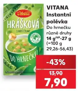 Kaufland Vitana hrášková s houštíkami nabídka