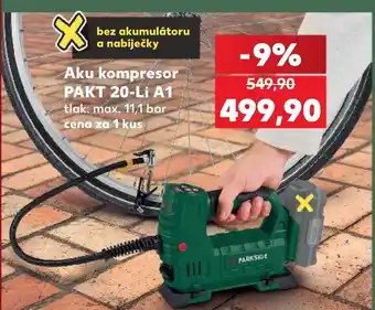 Parkside aku kompresor pakt 20-li a1