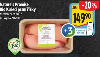 Nature's Promise Bio Kuřecí prsní řízky