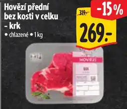 Albert Hovězí přední bez kosti v celku - krk nabídka