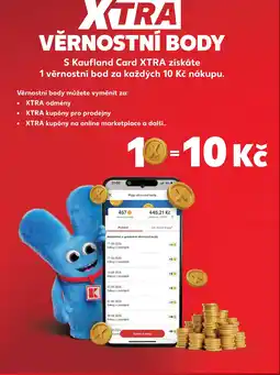 Kaufland Xtra věrnostní body nabídka