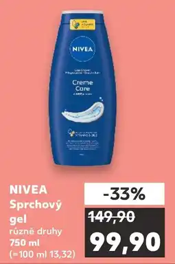 Kaufland Nivea sprchový gel nabídka