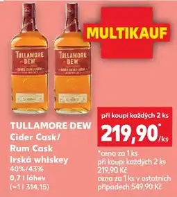 Kaufland Tullamore Dew Cider Cask/ Rum Cask Irska Whiskey nabídka