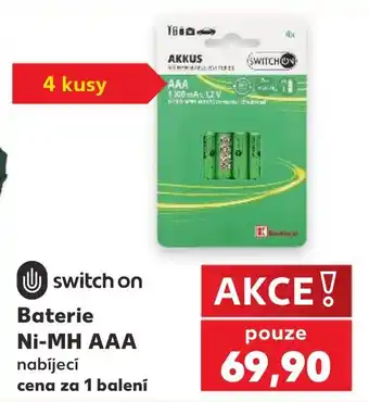 Switch on Baterie Ni-MH AAA