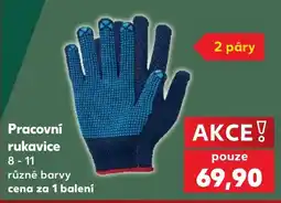 Kaufland Pracovní rukavice nabídka
