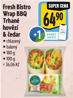 Albert Fresh Bistro Wrap BBQ nabídka