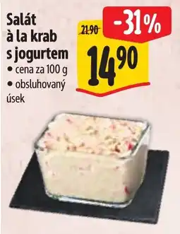 Albert Salát à la krab s jogurtem nabídka