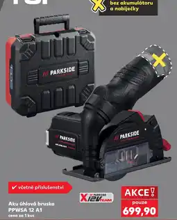 Kaufland Parkside aku úhlová bruska PPWSA 12 A1 nabídka