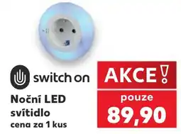 Kaufland switch on Noční LED svítidlo nabídka