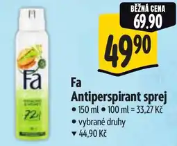 Albert Fa Antiperspirant sprej nabídka