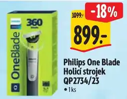 Albert Philips One Blade Holící strojek QP2734/23 nabídka