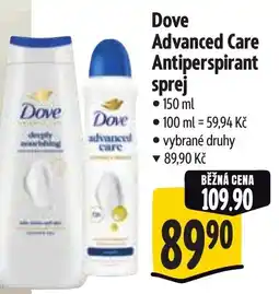 Albert Dove Advanced Care Antiperspirant sprej nabídka