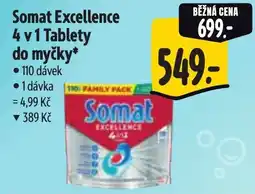 Albert Somat Excellence 4 v 1 Tablety nabídka