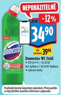 Albert Domestos WC čistič nabídka
