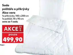 Kaufland Aloe vera polštáře a přikrývky nabídka