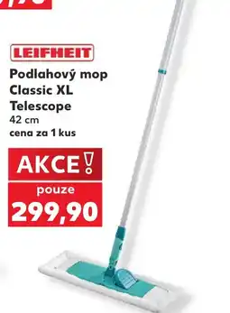 Kaufland Leifheit podlahový mop classic xl telescope nabídka