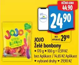 Albert Jojo želé bonbony nabídka
