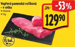 Albert Vepřová panenská svíčková nabídka