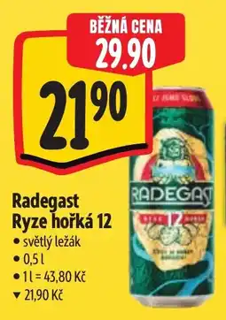 Albert Radegast Ryze hořká 12 nabídka