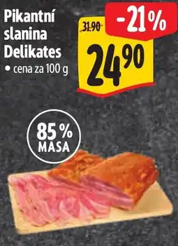 Albert Delikates Pikantní slanina nabídka