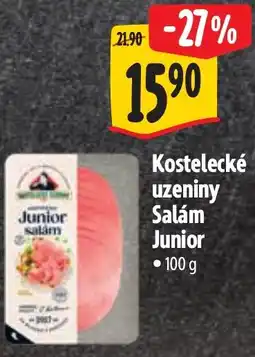 Albert Kostelecké uzeniny Salám Junior nabídka