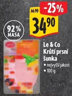 Albert Le & Co Krůtí prsní šunka nabídka
