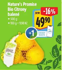 Albert Nature's Promise Bio Citrony nabídka