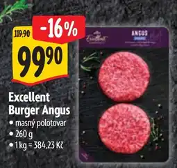 Albert Excellent Burger Angus nabídka
