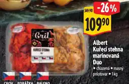 Albert Albert kuřecí stehna marinovaná duo nabídka