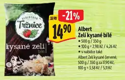 Albert Albert Zelí kysané bílé nabídka