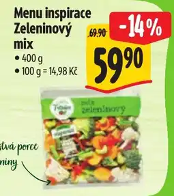 Albert Tribes zeleninový mix nabídka