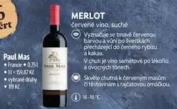 Albert Paul Mas Merlot nabídka