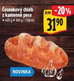 Albert Česnekový chléb z kamenne pece nabídka