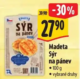Albert Madeta sýr na pánev nabídka
