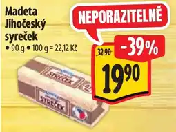 Albert Madeta Jihočeský syreček nabídka