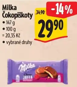 Albert Milka čokopiškoty nabídka