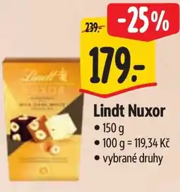 Albert Lindt Nuxor nabídka