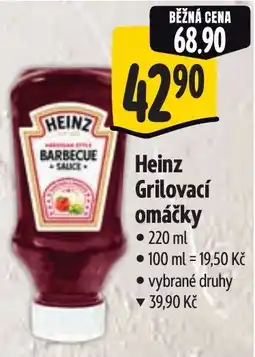 Albert Heinz Grilovací omáčky nabídka
