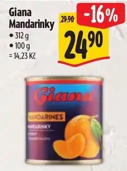 Albert Giana mandarinky nabídka