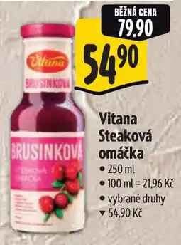 Albert Vitana steaková omáčka nabídka