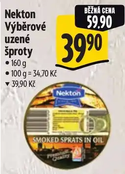 Albert Nekton výběrové uzené šproty nabídka