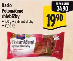Albert Racio polomáčené rýžové chlebíčky nabídka